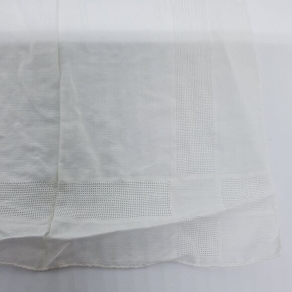 Vintage White Handkerchief  - Picture 3 of 10